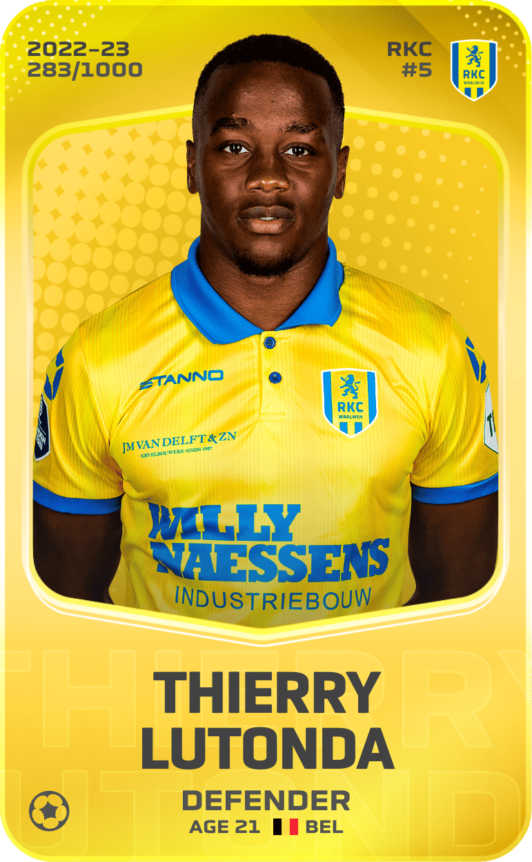 Thierry Lutonda 2022-23 • Limited 283/1000
