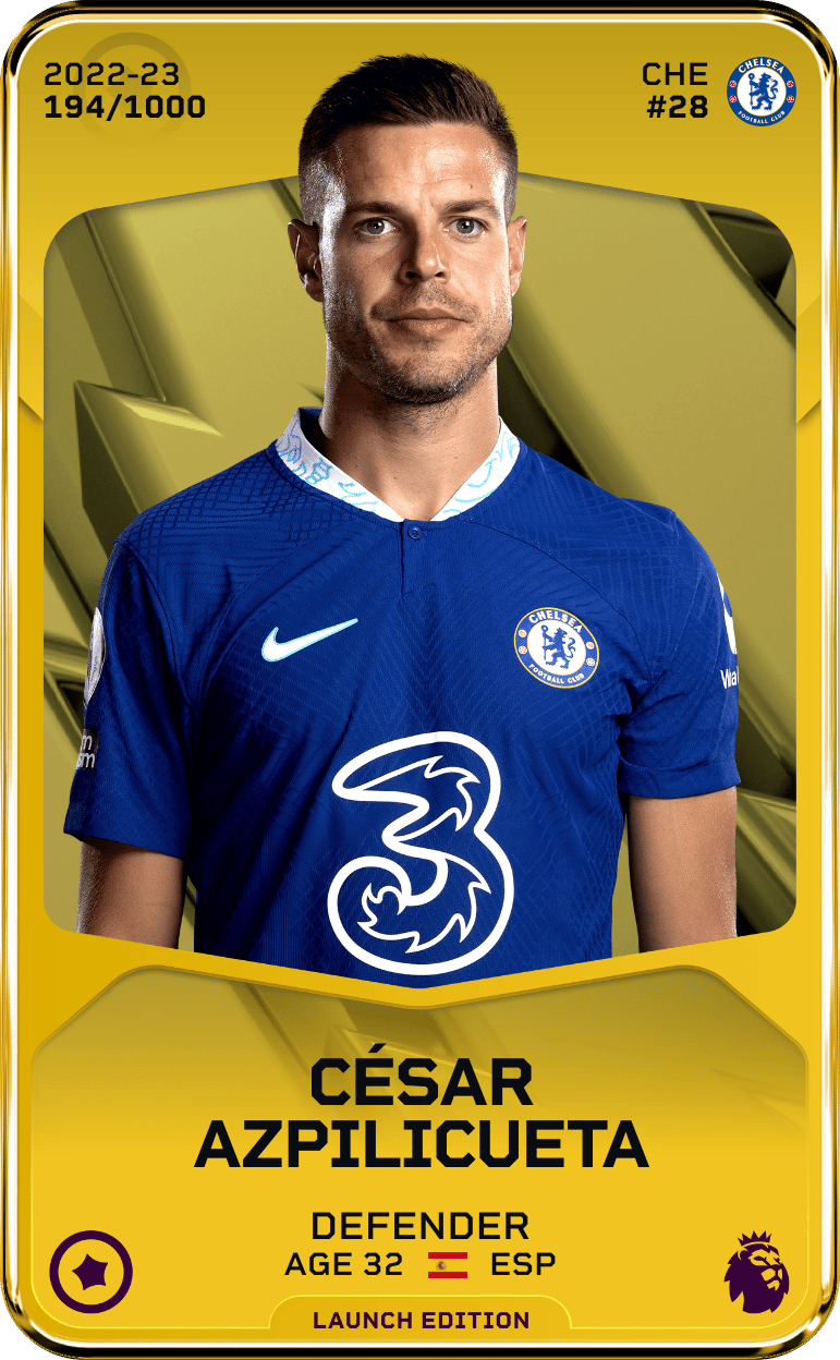 César Azpilicueta 2022-23 • Limited 194/1000