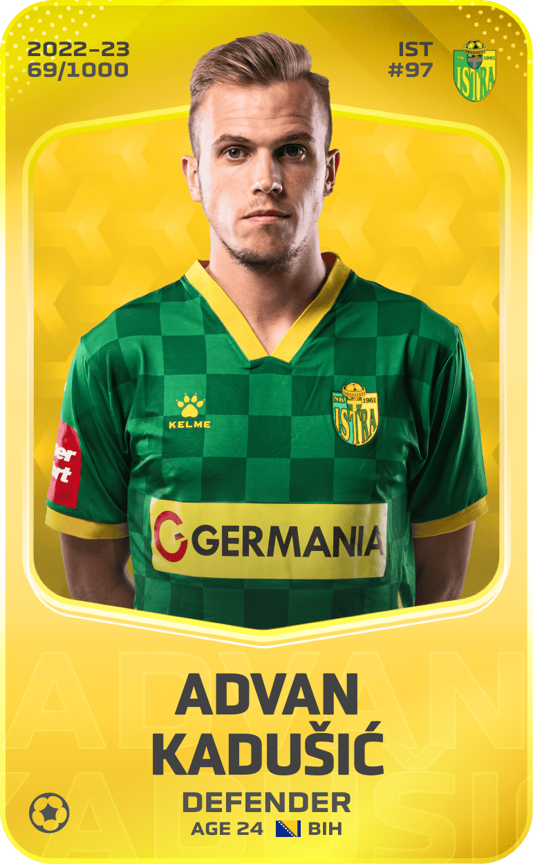 Advan Kadušić 2022-23 • Limited 69/1000