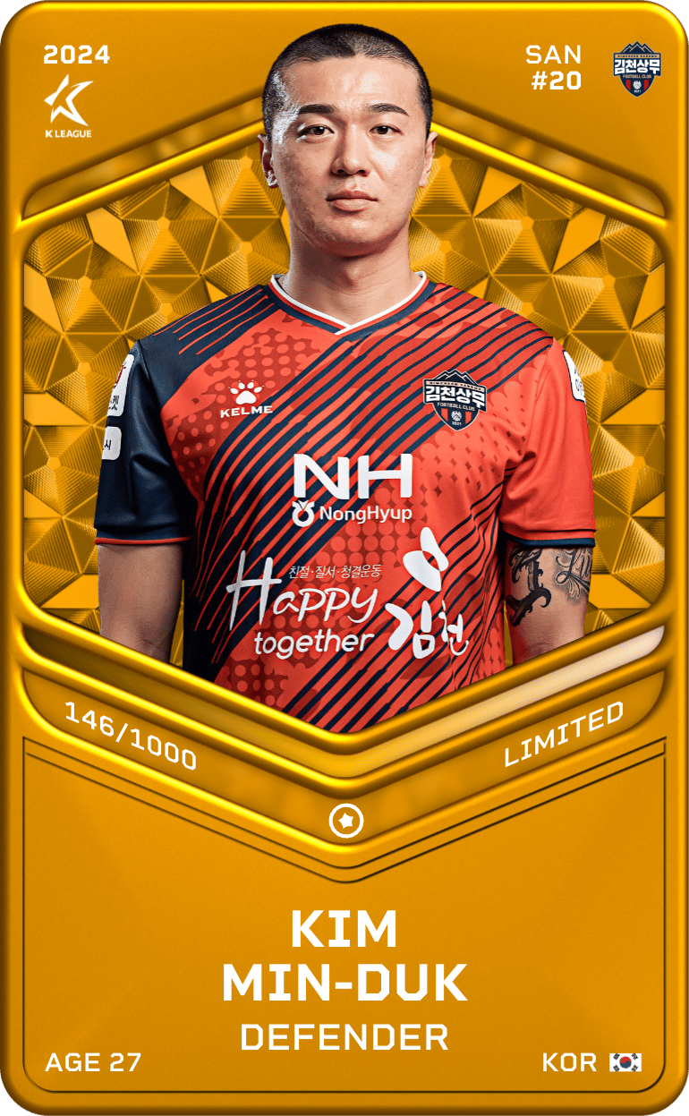 Kim Min-Duk 2024-25 • Limited 146/1000