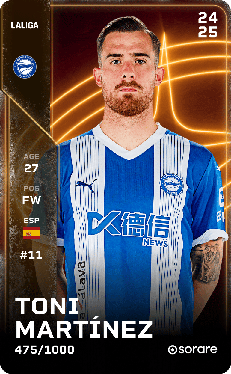 Toni Martínez 2024-25 • Limited 475/1000
