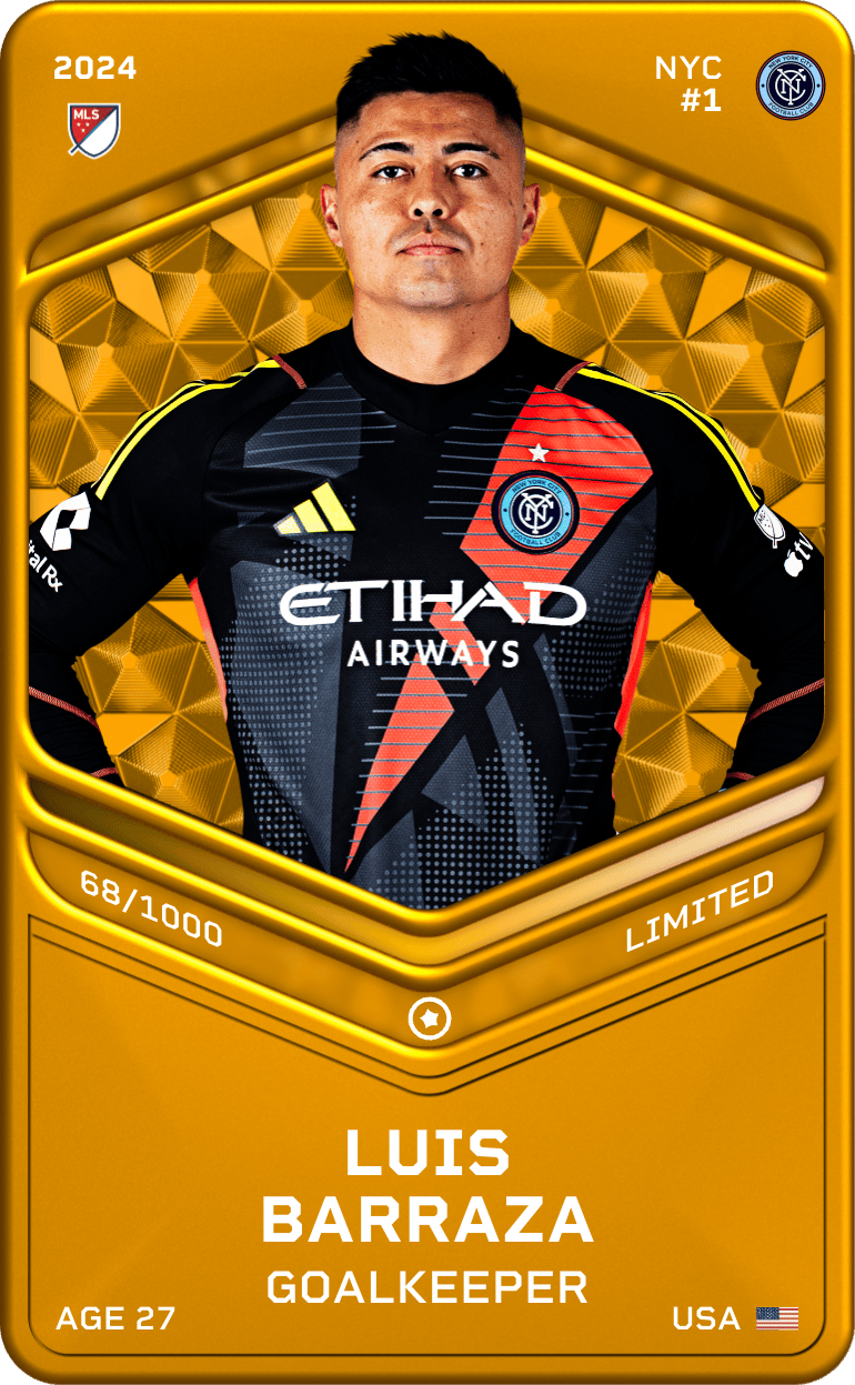 Luis Barraza 2024-25 • Limited 68/1000