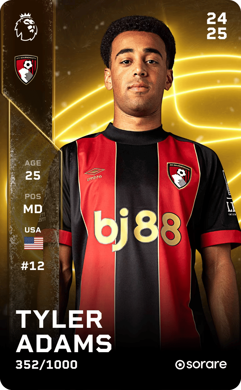 Tyler Adams 2024-25 • Limited 352/1000