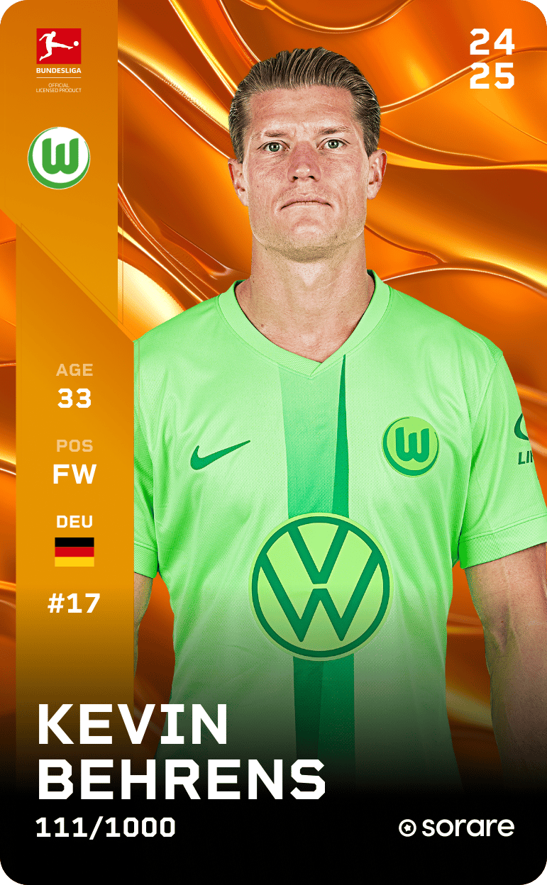 Kevin Behrens 2024-25 • Limited 111/1000