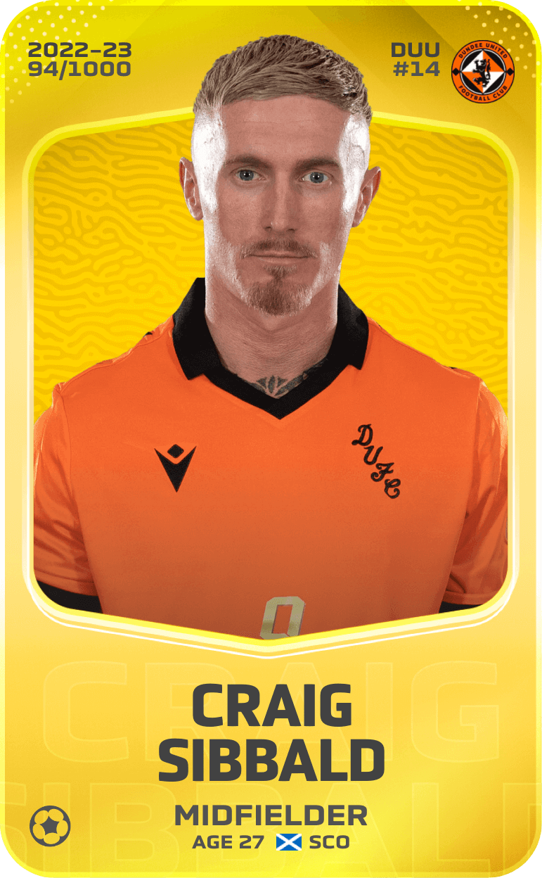 Craig Sibbald 2022-23 • Limited 94/1000