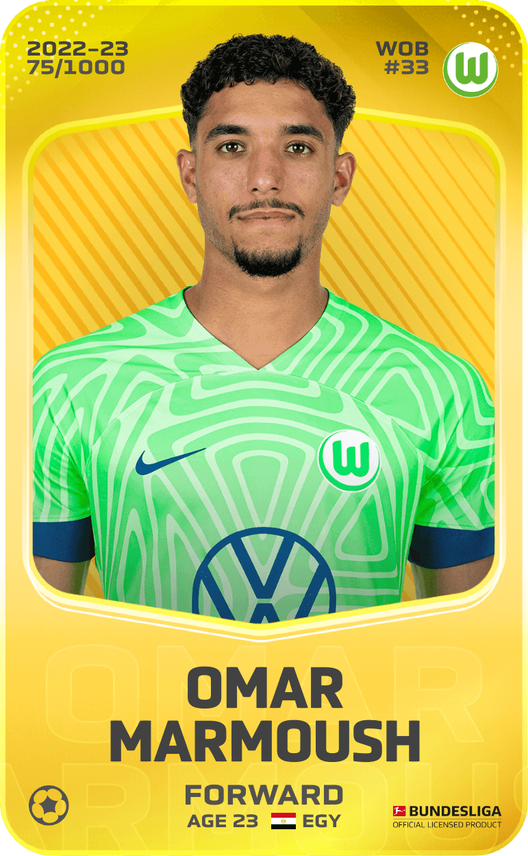 Omar Marmoush 2022-23 • Limited 75/1000