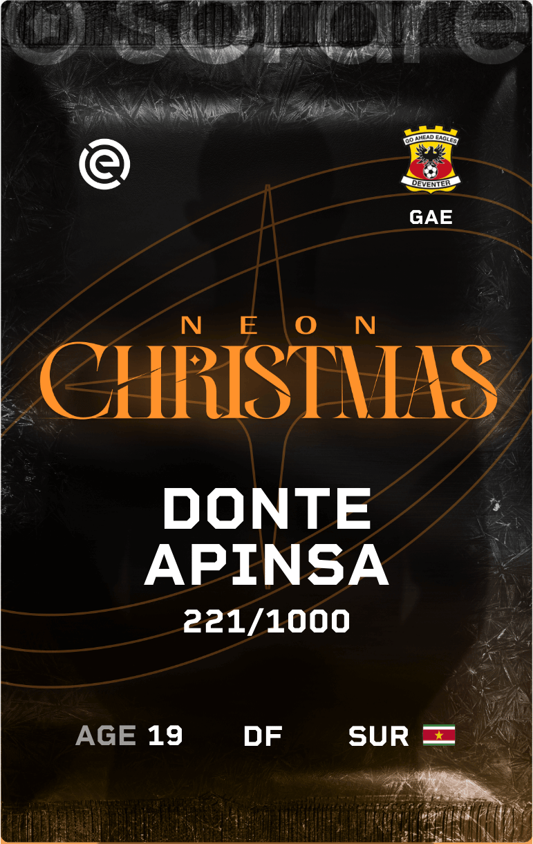 Donte Apinsa 2024-25 • Limited 221/1000