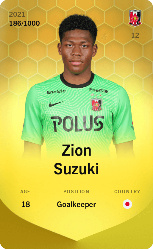 Zion Suzuki 2021-22 • Limited 186/1000