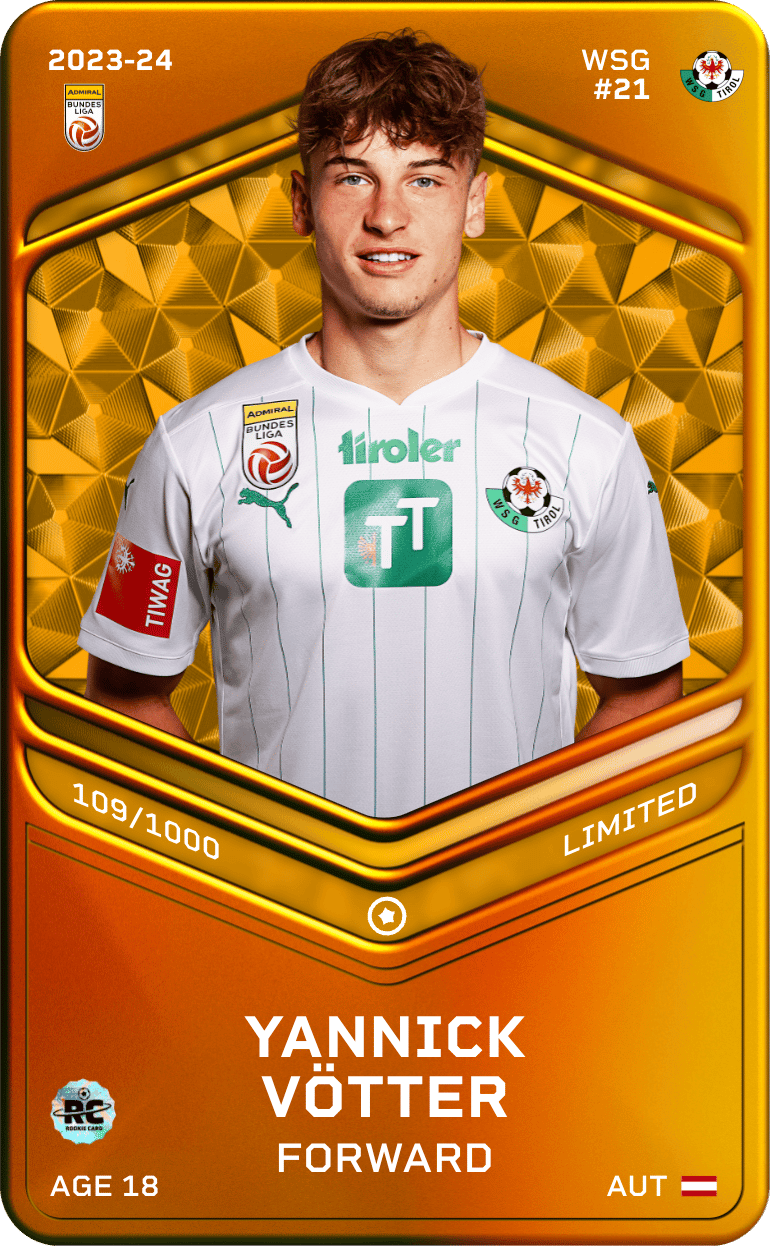 Yannick Vötter 2023-24 • Limited 109/1000