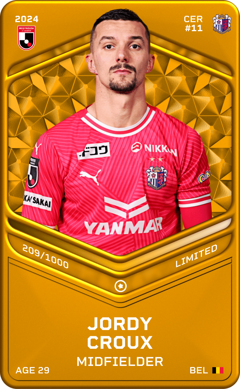 Jordy Croux 2024-25 • Limited 209/1000