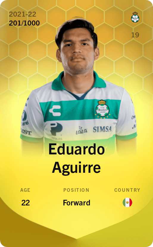 Eduardo Aguirre 2021-22 • Limited 201/1000