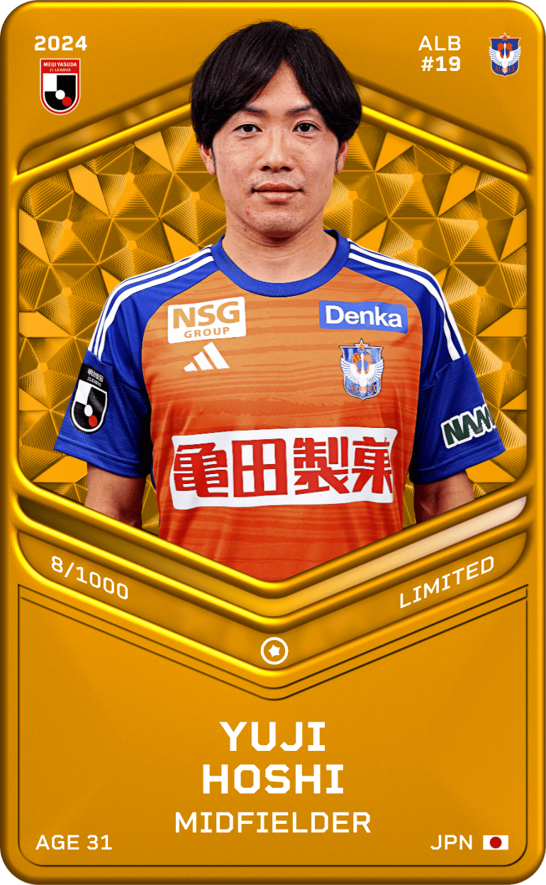 Yuji Hoshi 2024-25 • Limited 8/1000