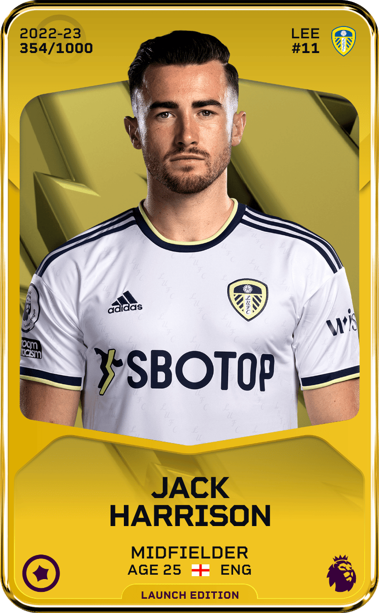 Jack Harrison 2022-23 • Limited 354/1000