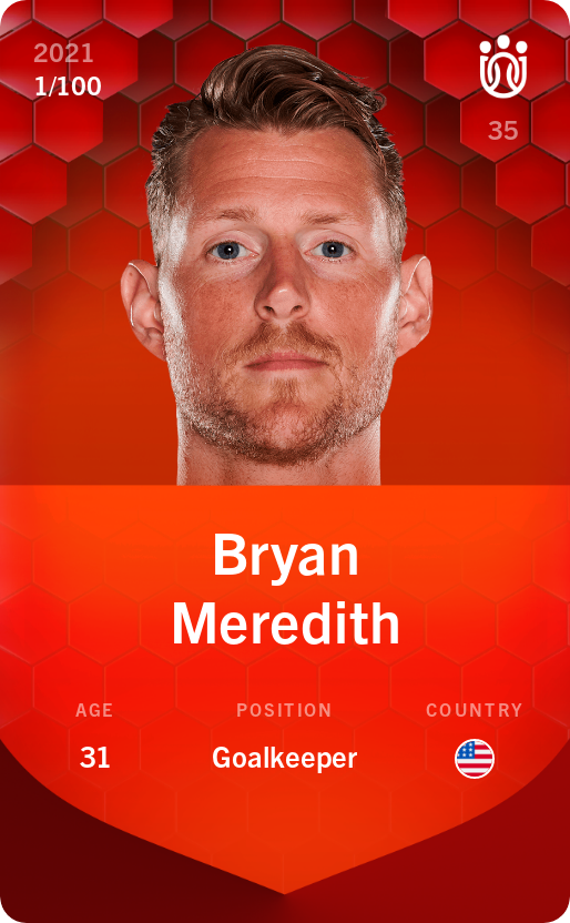 Sorare - Sorare Official - Bryan Meredith 2021-22 • Rare 1/100 - NFT # 31038954762365029549784682746070769117905422775725838883646943381687625935272