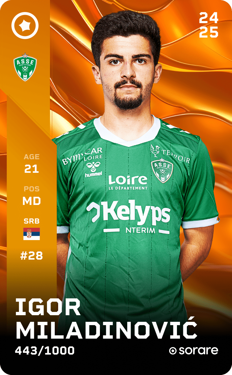 Igor Miladinović 2024-25 • Limited 443/1000