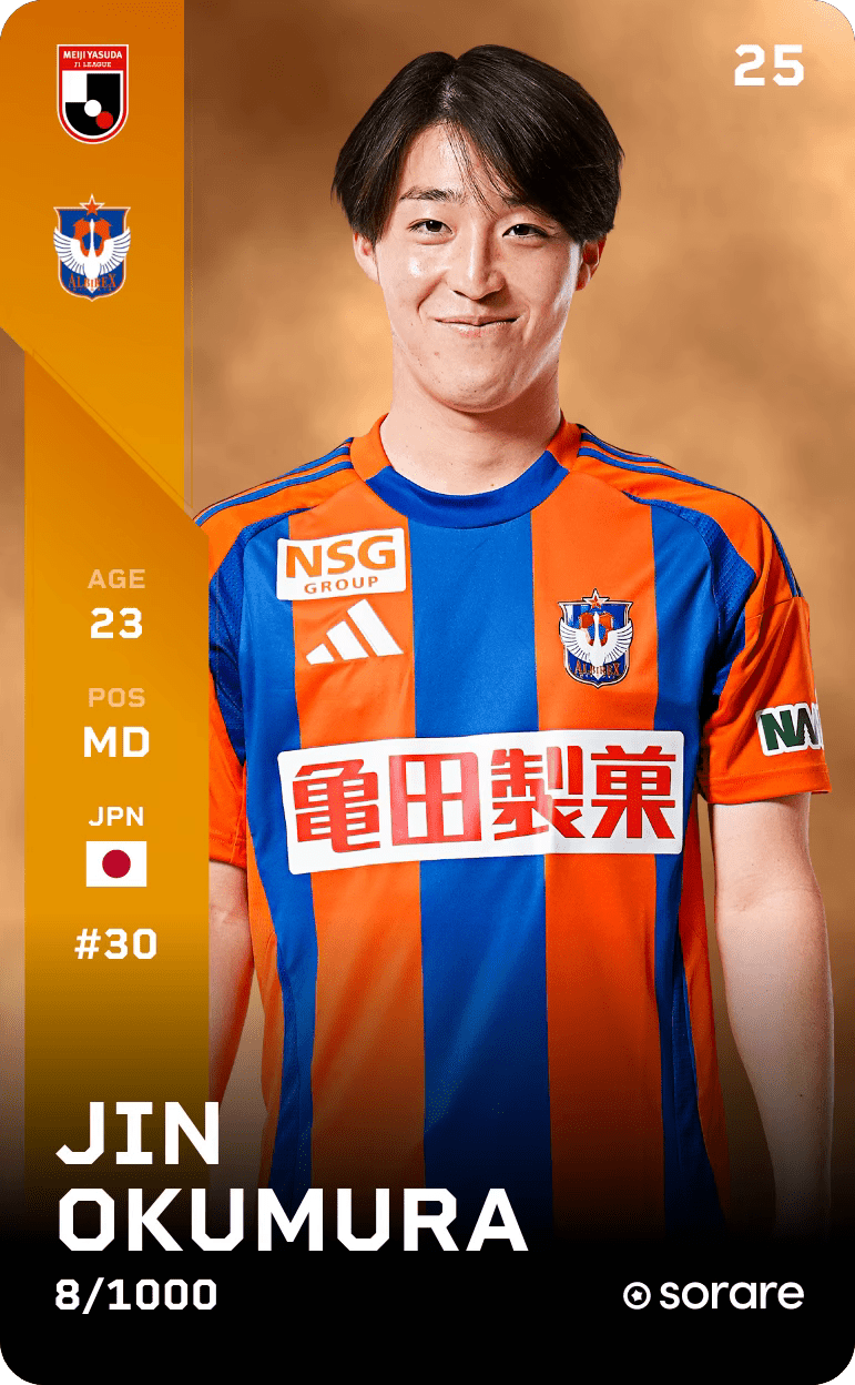 Jin Okumura 2025-26 • Limited 8/1000
