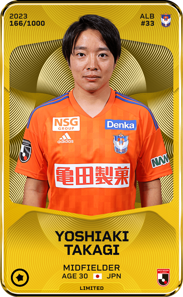 Yoshiaki Takagi 2023-24 • Limited 166/1000