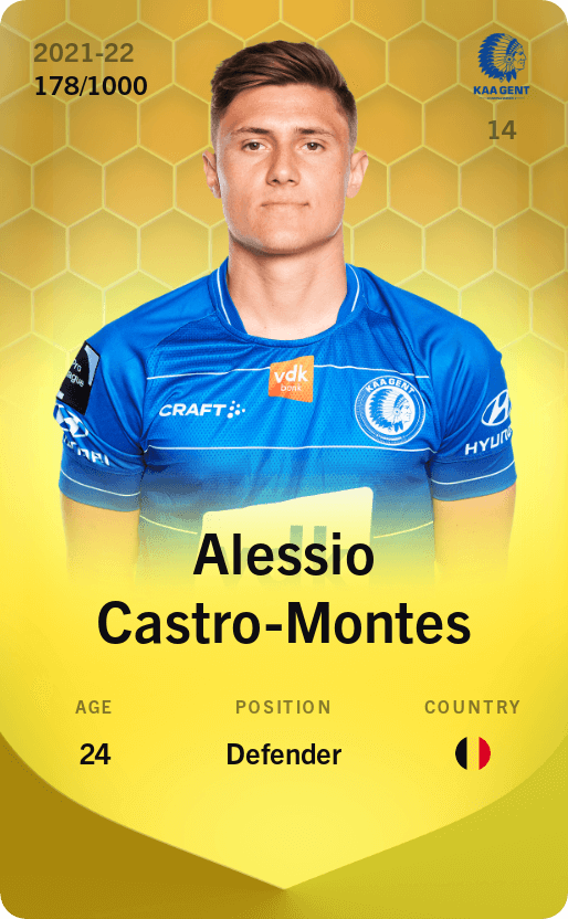 Alessio Castro-Montes 2021-22 • Limited 178/1000