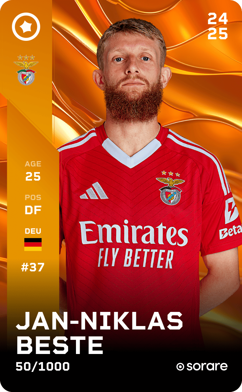 Jan-Niklas Beste 2024-25 • Limited 50/1000