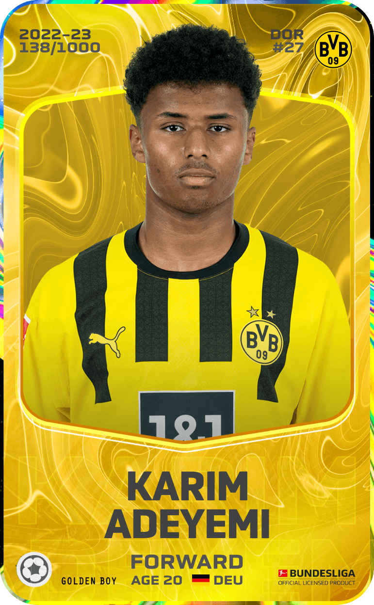Karim Adeyemi 2022-23 • Limited 138/1000