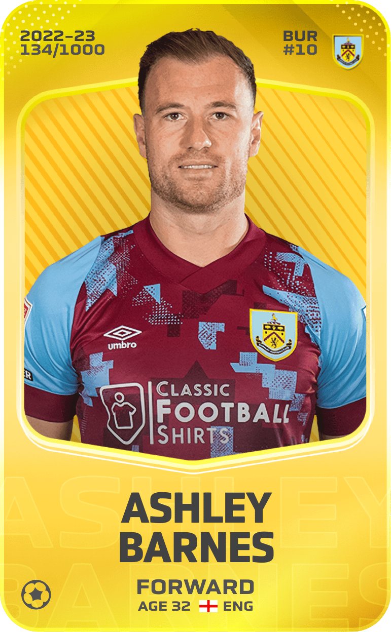 Ashley Barnes 2022-23 • Limited 134/1000