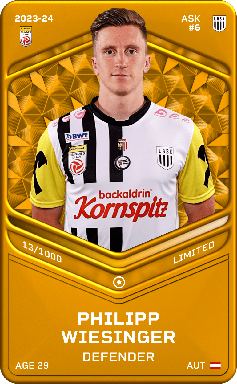 Philipp Wiesinger 2023-24 • Limited 13/1000