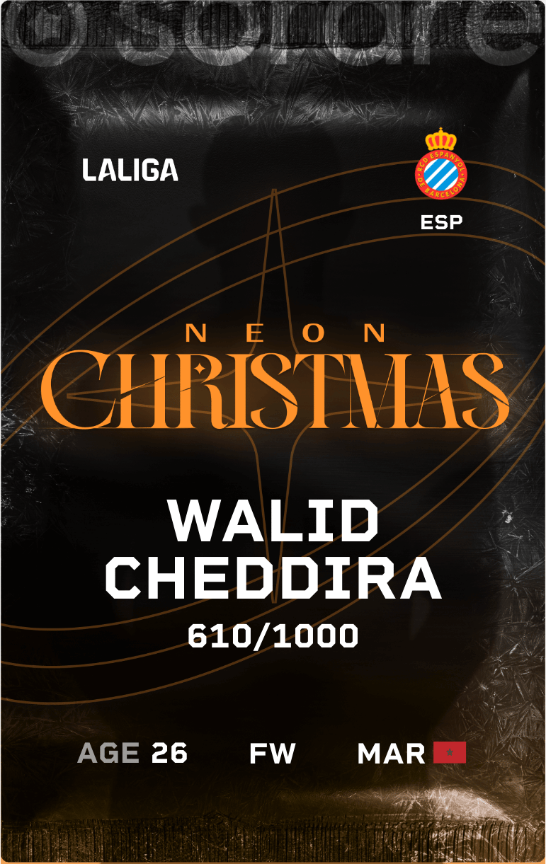 Walid Cheddira 2024-25 • Limited 610/1000