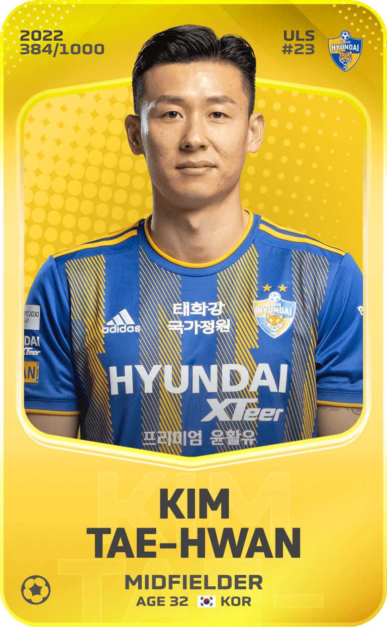 Kim Tae-Hwan 2022-23 • Limited 384/1000