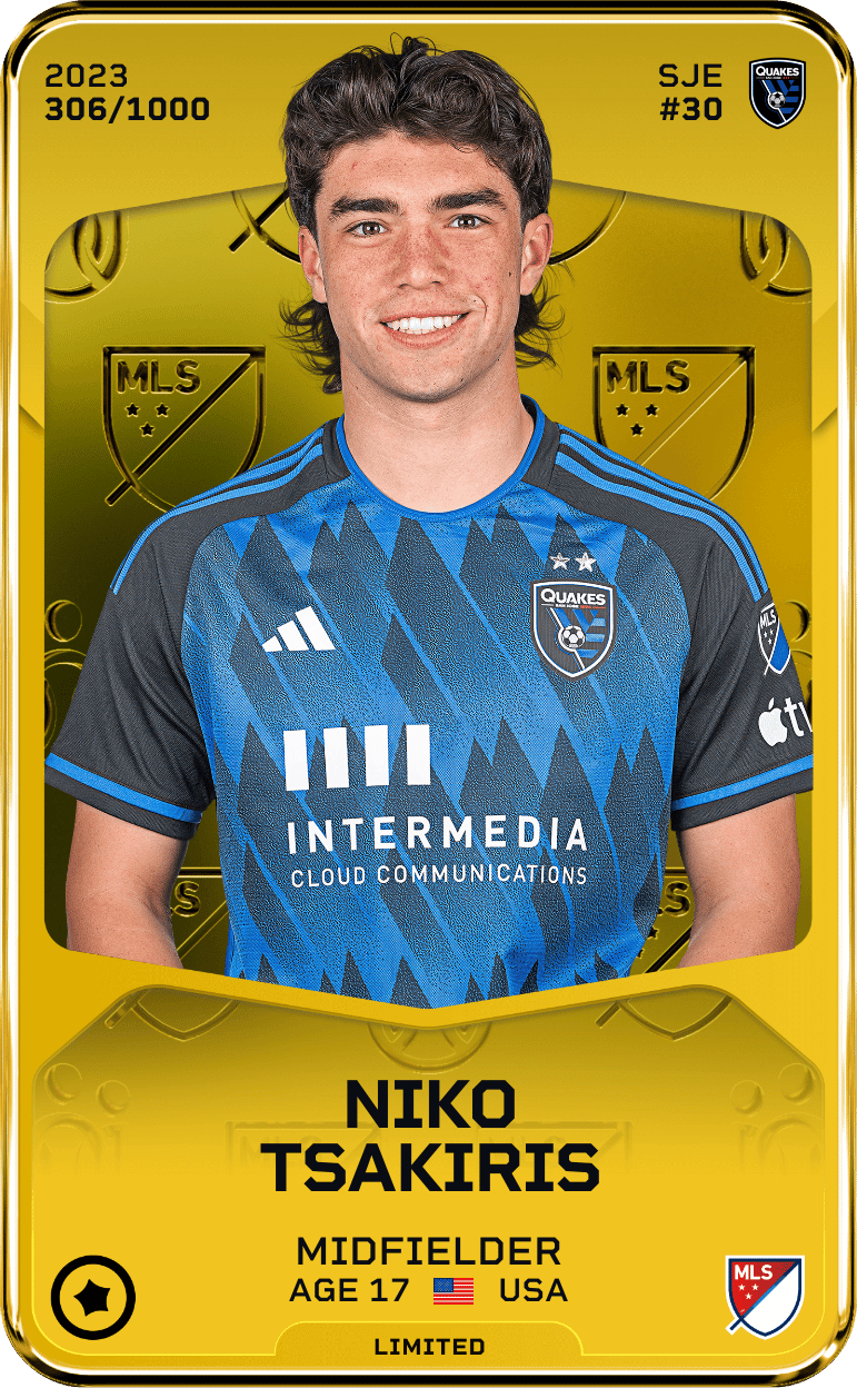 Niko Tsakiris 2023-24 • Limited 306/1000