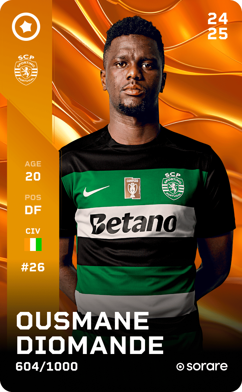 Ousmane Diomande 2024-25 • Limited 604/1000