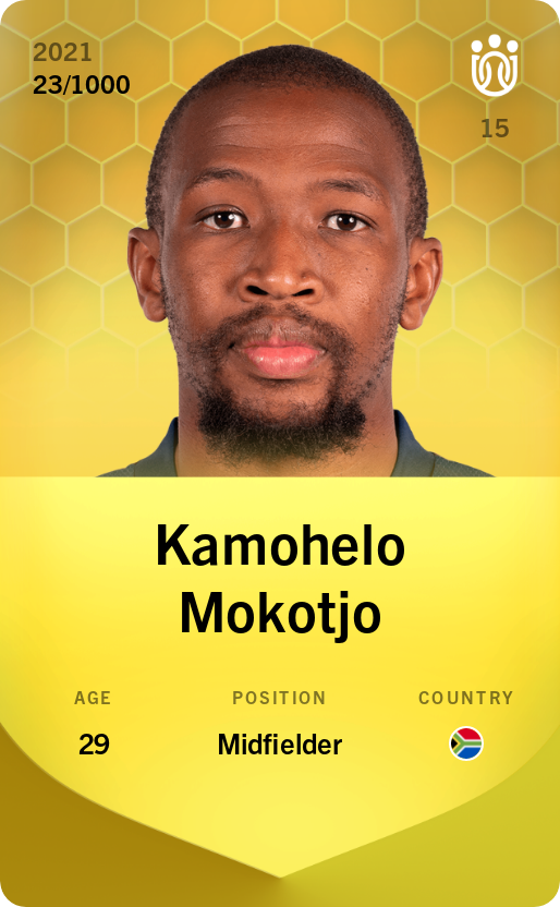 Sorare - Sorare Official - Kamohelo Mokotjo 2021-22 • Limited 23/1000 - NFT # 82942283511664042608318174712339829382908589186765404784804637582404672573670