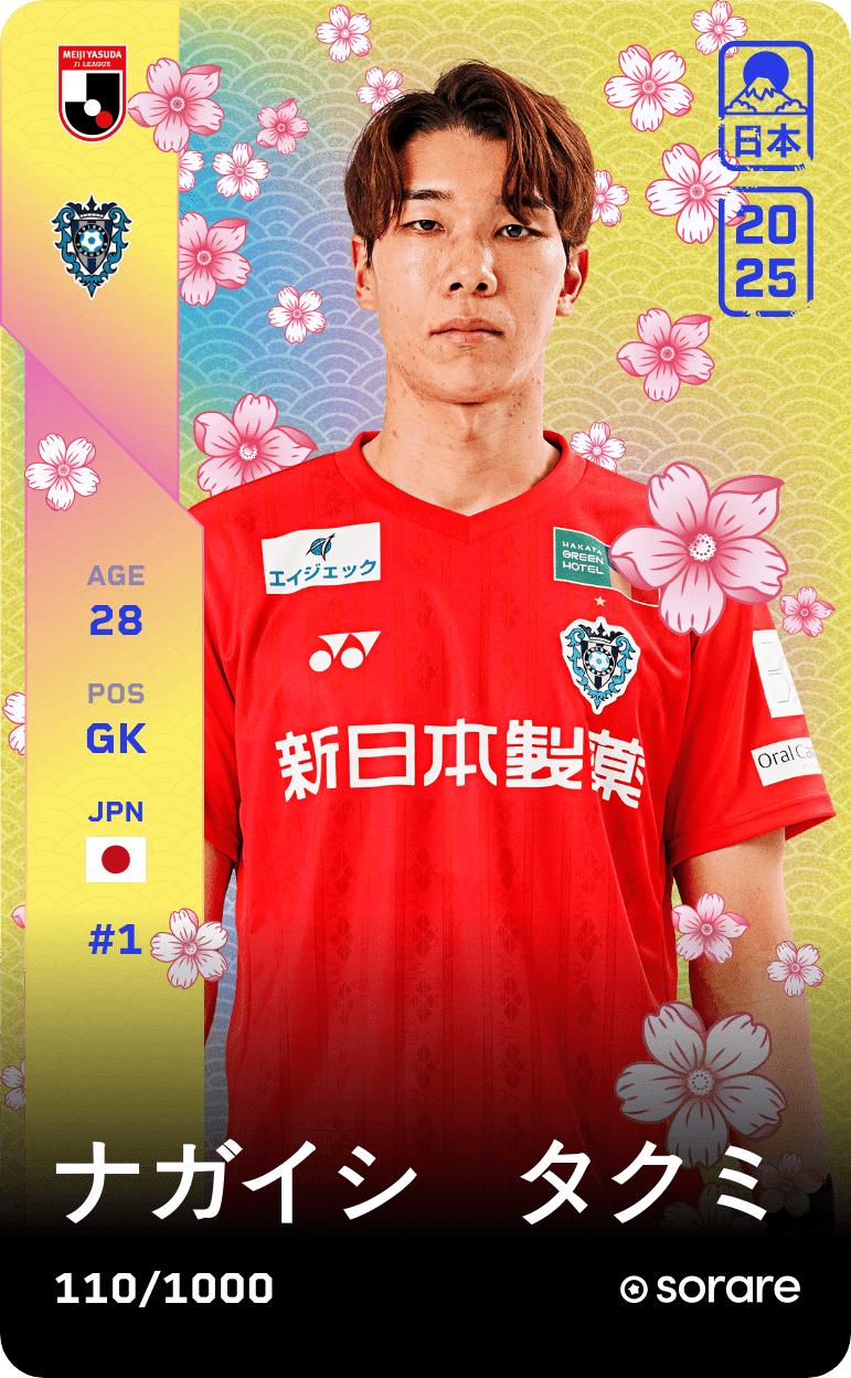 Takumi Nagaishi 2025-26 • Limited 110/1000