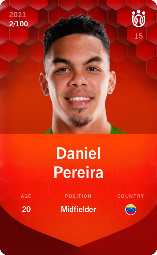 Sorare - Sorare Official - Daniel Pereira 2021-22 • Rare 2/100 - NFT # 109937563083288639225100143879783258238018146854035587172748570183980433213813