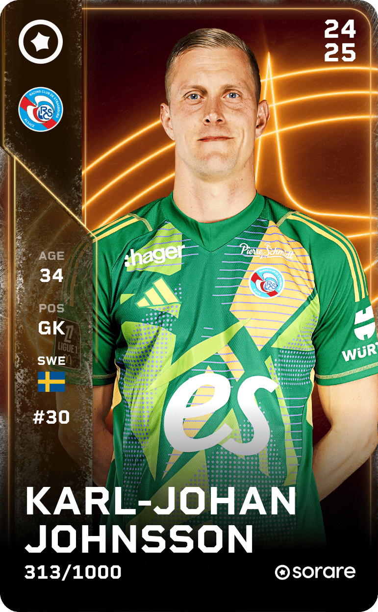 Karl-Johan Johnsson 2024-25 • Limited 313/1000