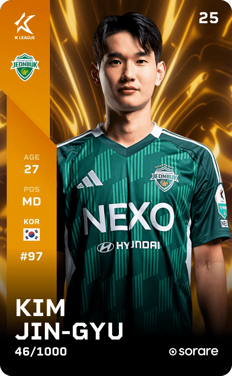 KIM JIN-GYU 2025-26 • Limited 46/1000