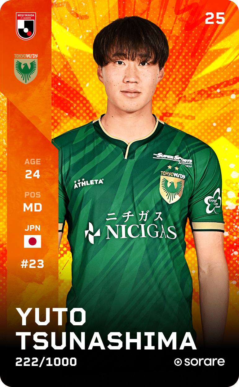 Yuto Tsunashima 2025-26 • Limited 222/1000