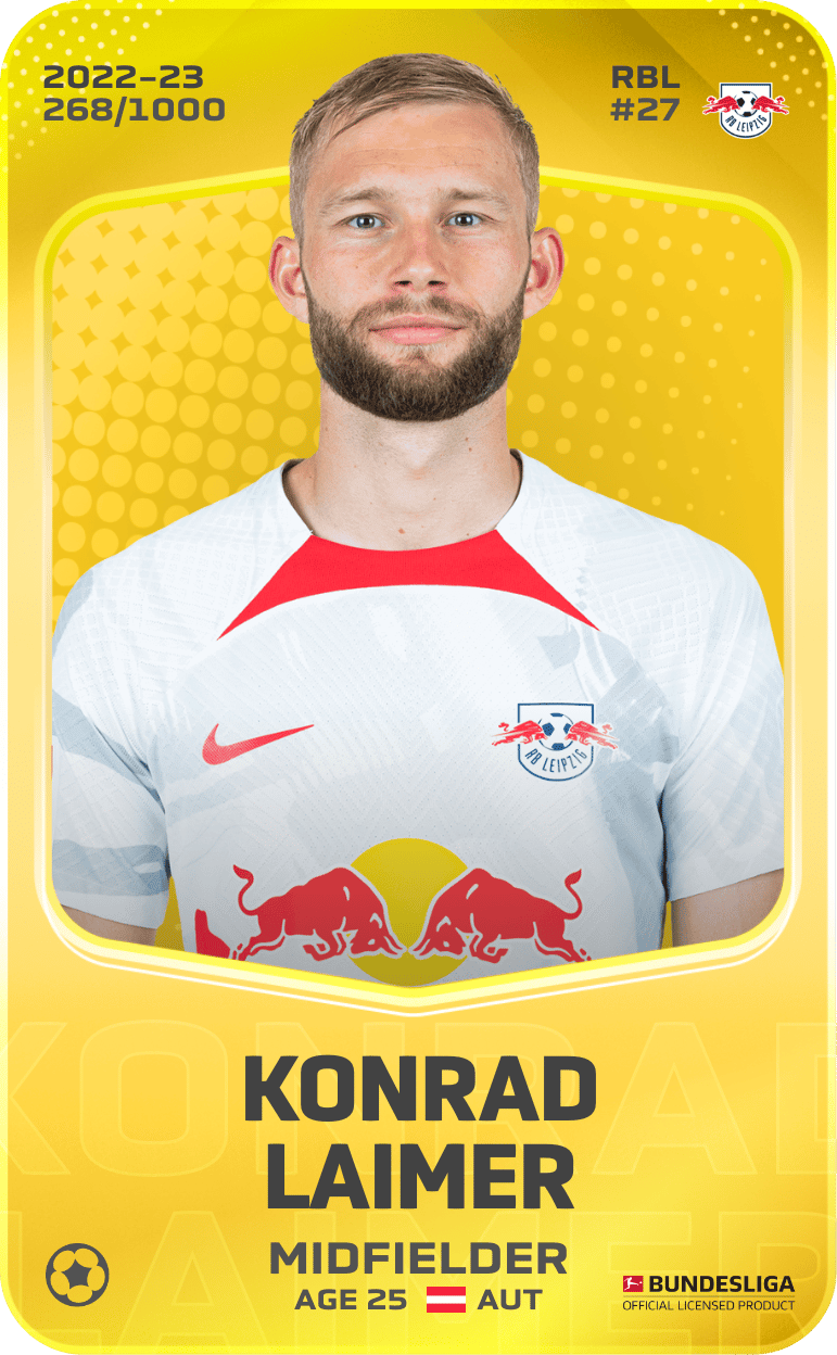 Konrad Laimer 2022-23 • Limited 268/1000