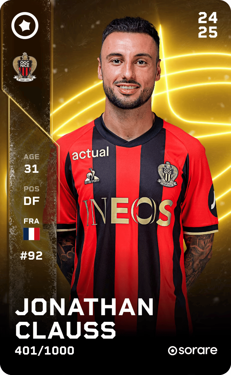 Jonathan Clauss 2024-25 • Limited 401/1000