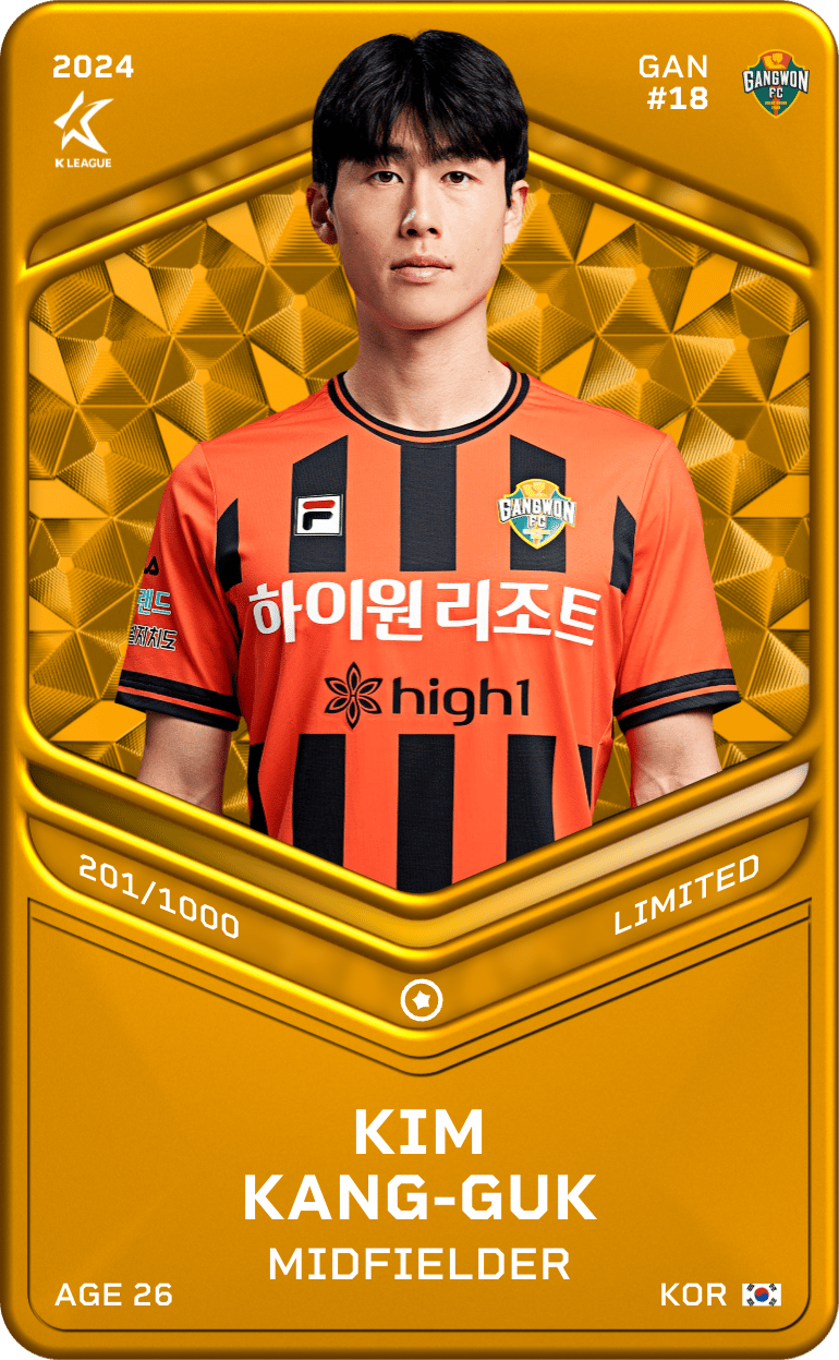 Kim Kang-Guk 2024-25 • Limited 201/1000