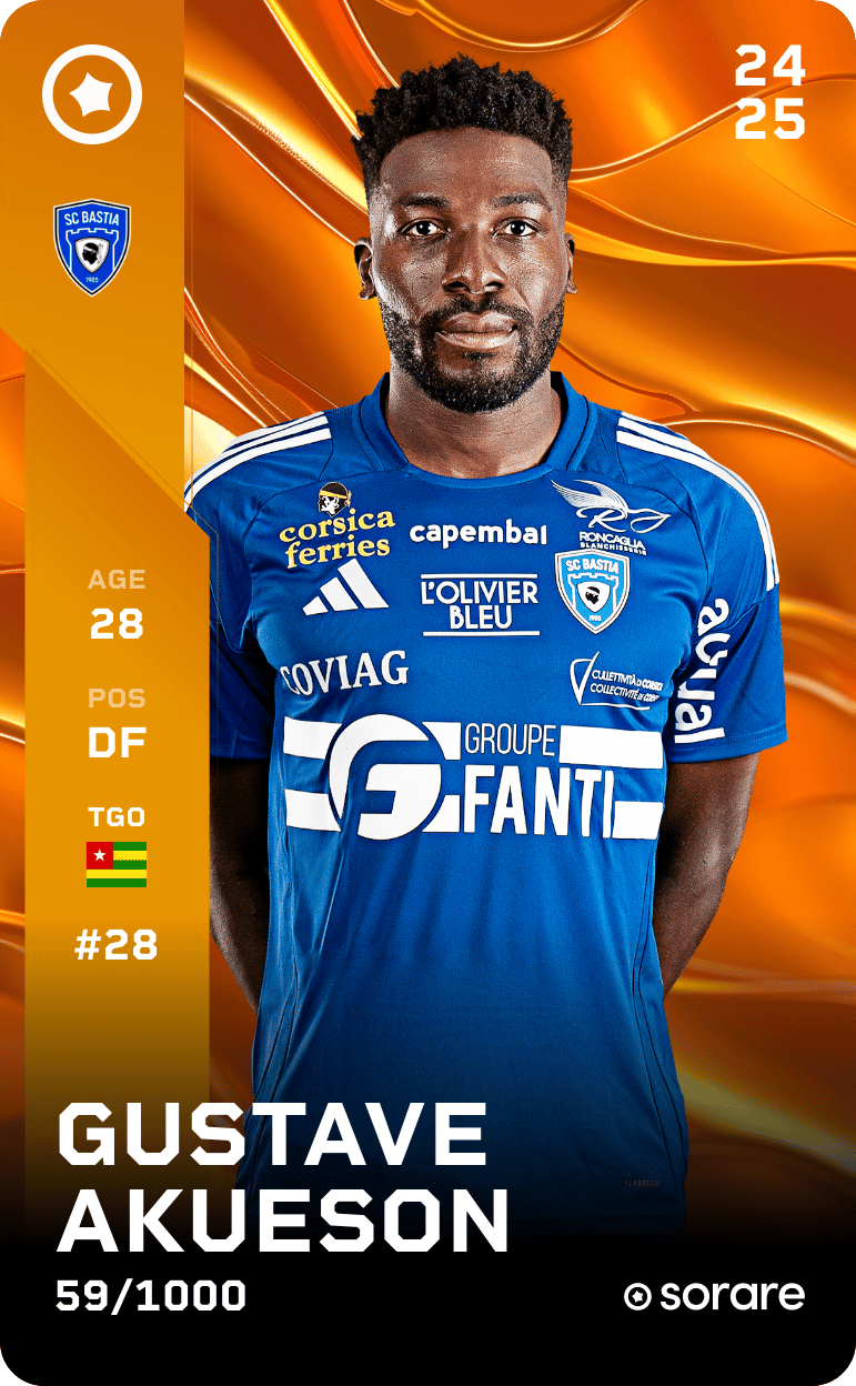 Gustave Akueson 2024-25 • Limited 59/1000