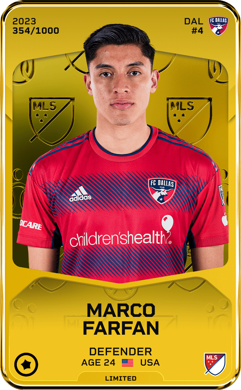 Marco Farfan 2023-24 • Limited 354/1000