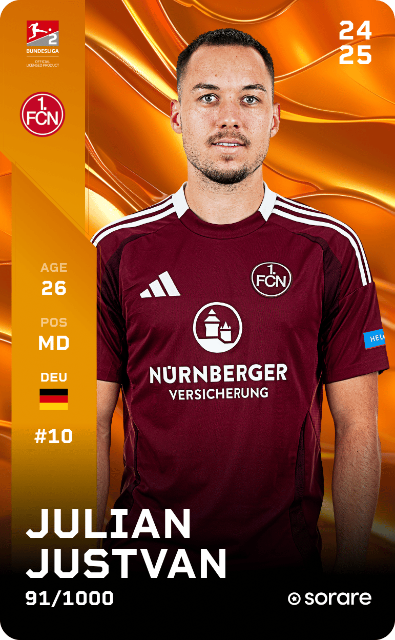 Julian Justvan 2024-25 • Limited 91/1000