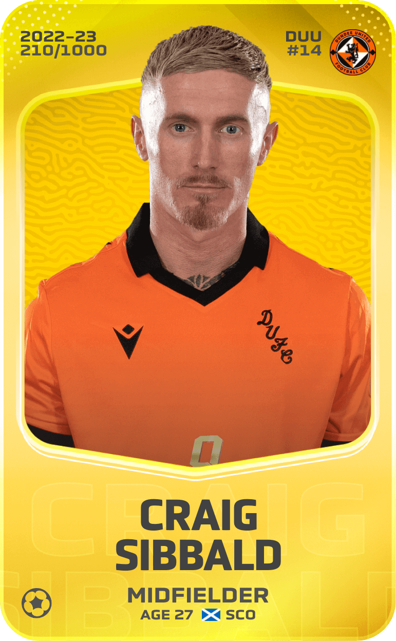 Craig Sibbald 2022-23 • Limited 210/1000