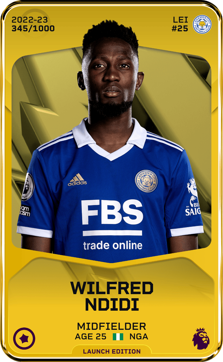 Wilfred Ndidi 2022-23 • Limited 345/1000