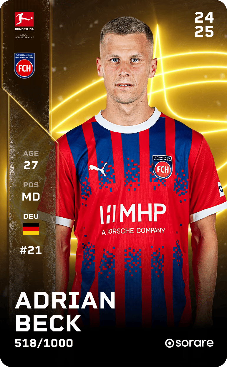 Adrian Beck 2024-25 • Limited 518/1000