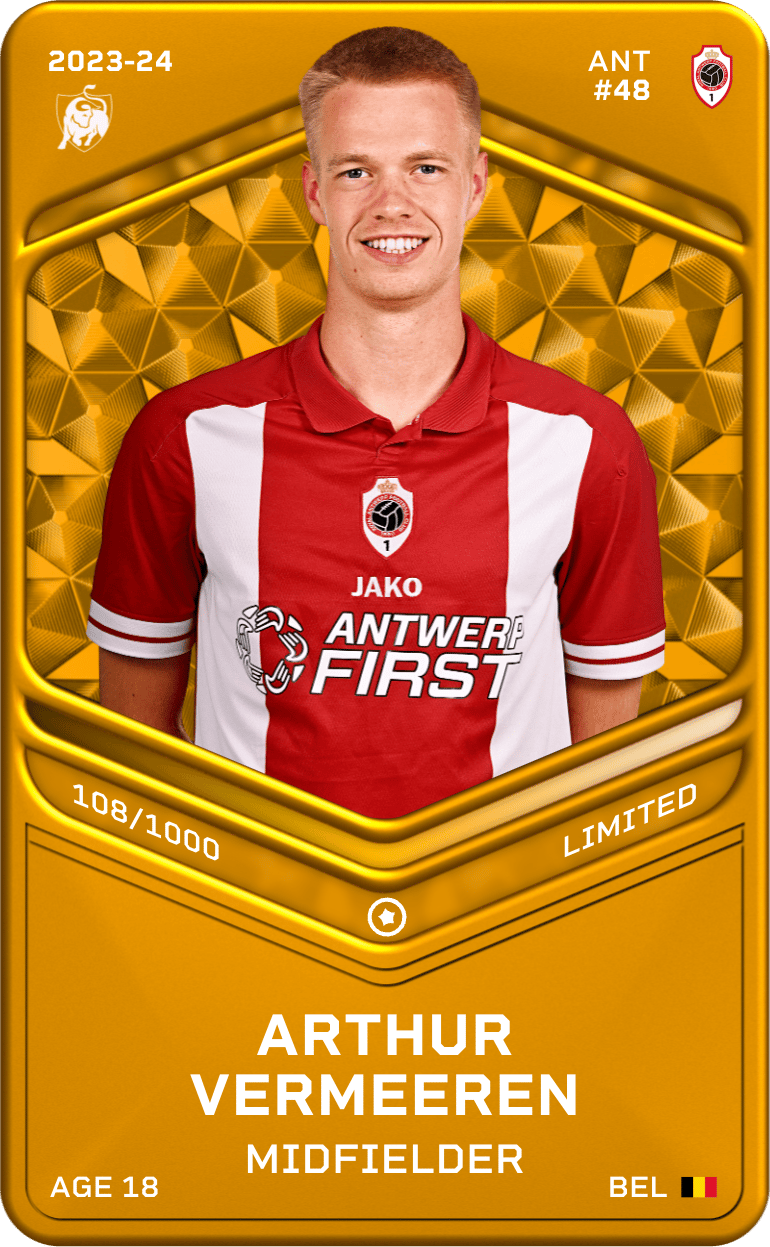 Arthur Vermeeren 2023-24 • Limited 108/1000