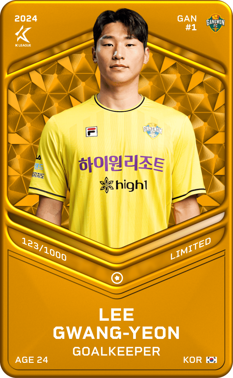 Lee Gwang-Yeon 2024-25 • Limited 123/1000
