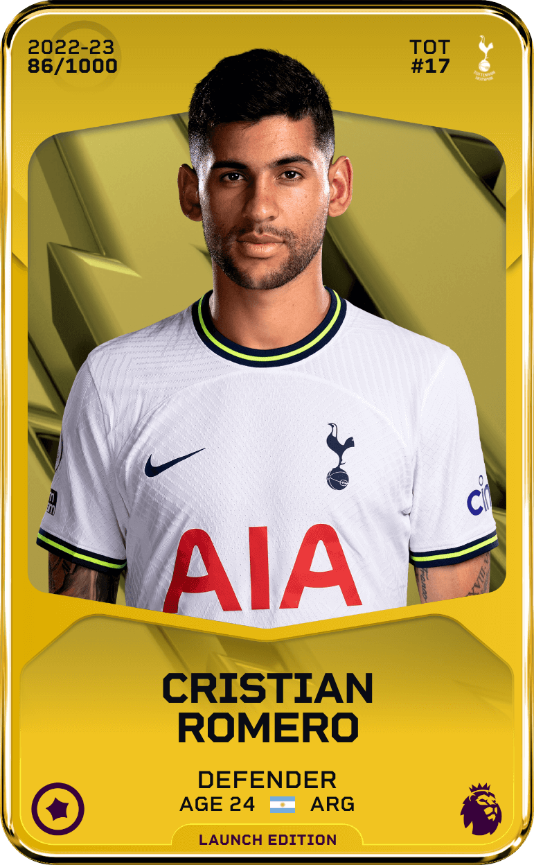 Cristian Romero 2022-23 • Limited 86/1000