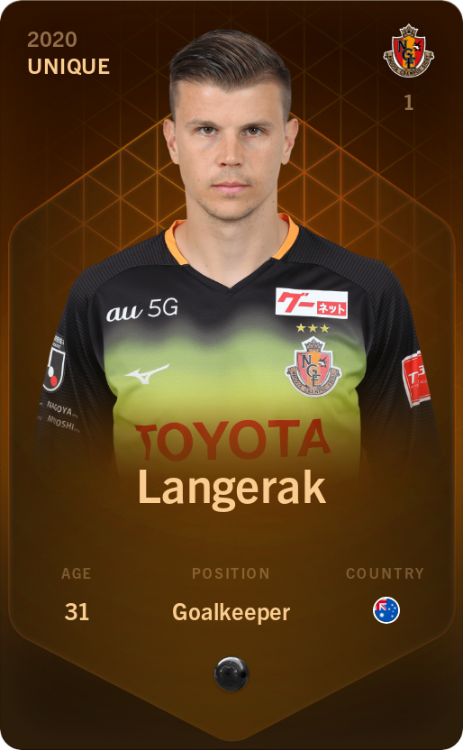 Sorare - Sorare Official - Langerak 2020-21 • Unique - NFT # 55370942594960405378973793101980341881412119325088794573567219091385272051455
