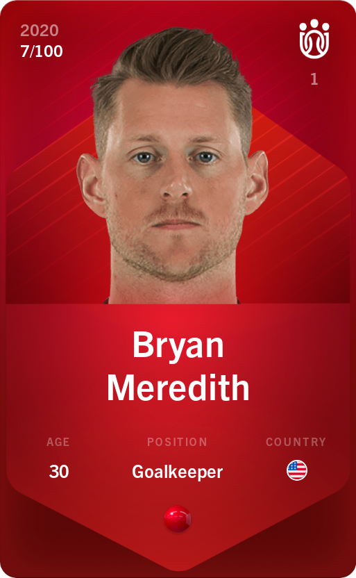 Sorare - Sorare Official - Bryan Meredith 2020-21 • Rare 7/100 - NFT # 41357557103670745647792032867300275298728466140512621936001155066223608734419